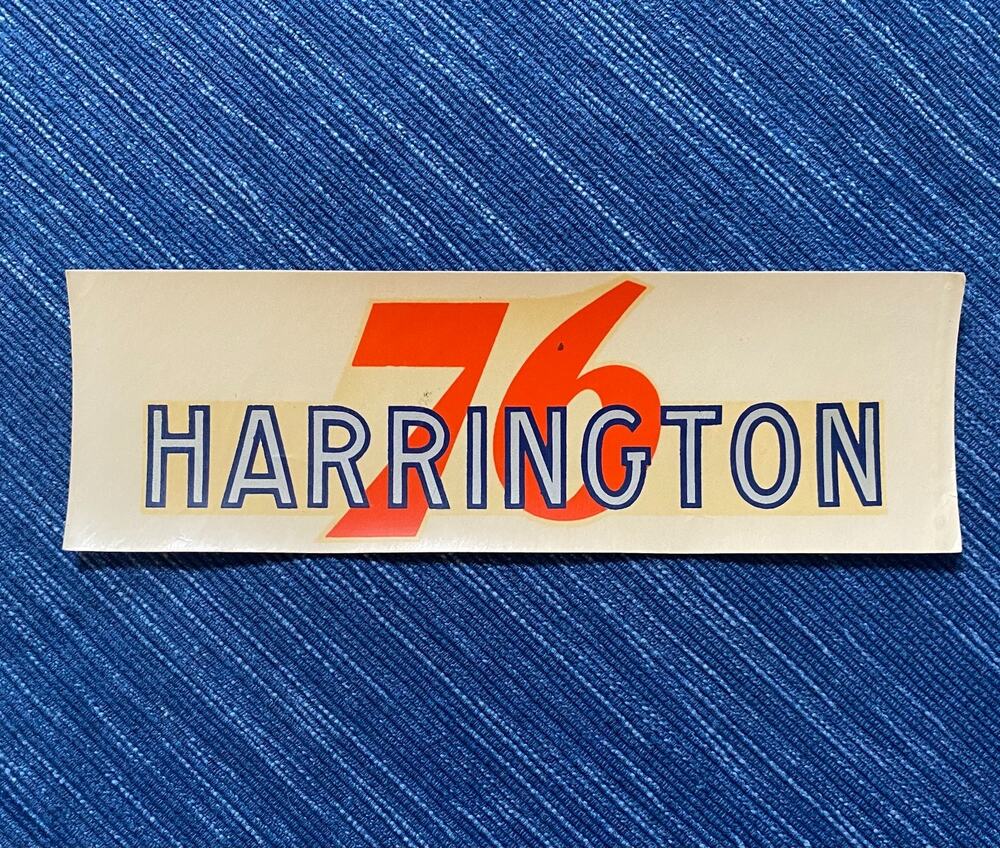 VTG Union 76 Oil Harrington Washington Water Decal Gas Station Travel Souvenir